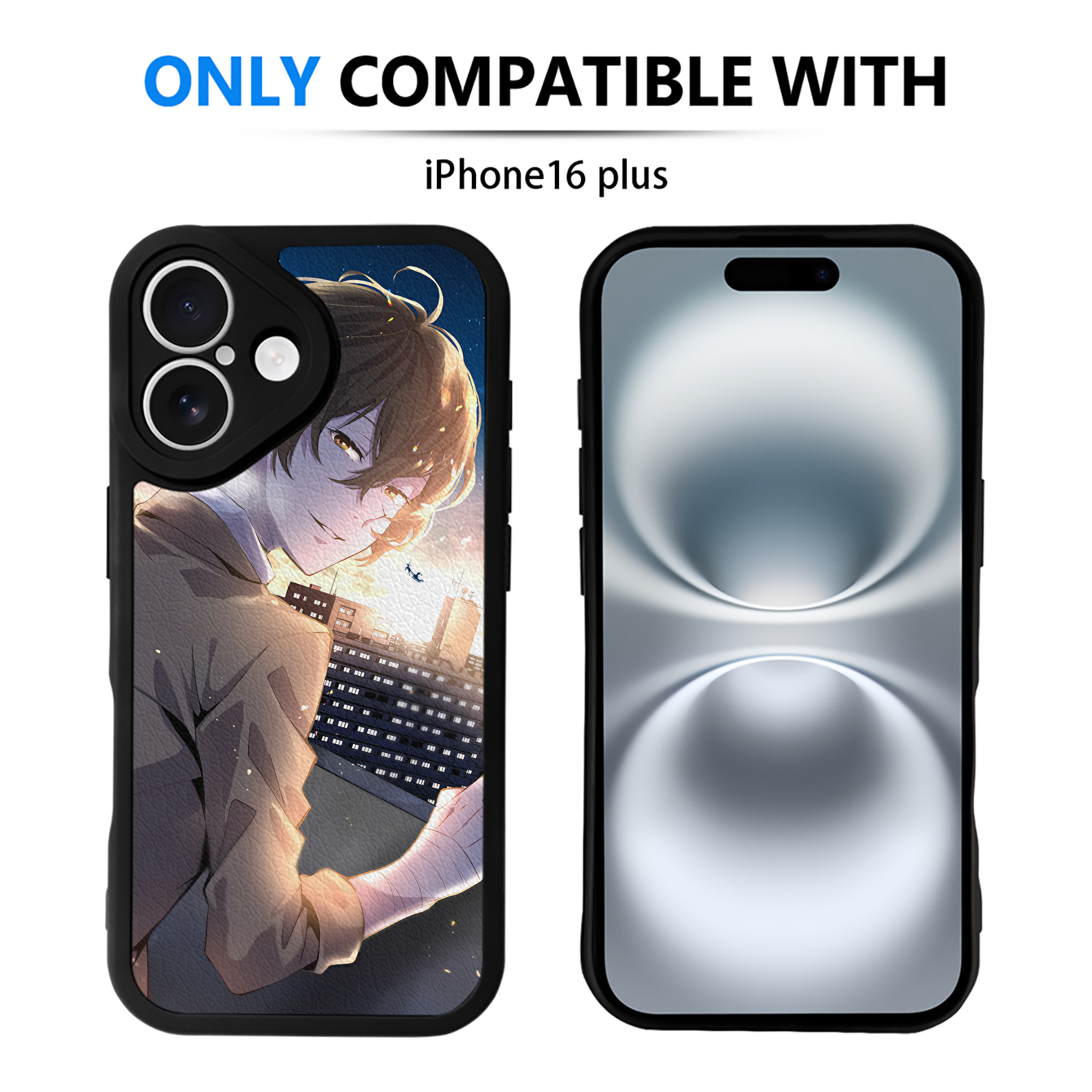 （画像用） 文豪ストレイドッグス Bungo Stray Dogs 【iPhone 16シリーズ対応】シリコンスマホケース（レザー調） 材質：シリコン